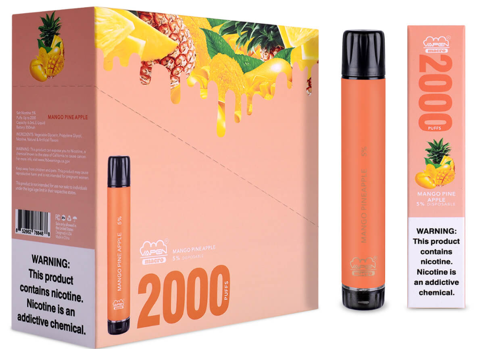 Enjoy Lip Smacking Fruit Sensation With Mango Vape Mango